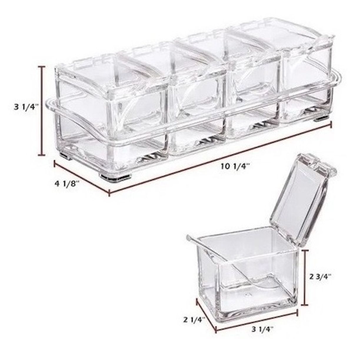 GENERICO - Organizador Especieros Frascos Condimentos Cocina