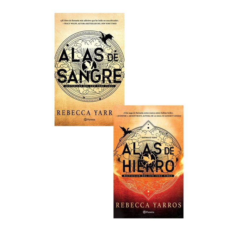 EDITORIAL PLANETA - Pack Empireo 1 Y 2 Alas Sangre + Hierro - Rebecca Yarros
