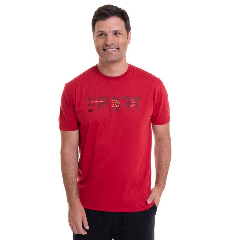 KOTTING - Polera Estampada Rojo KOTTING