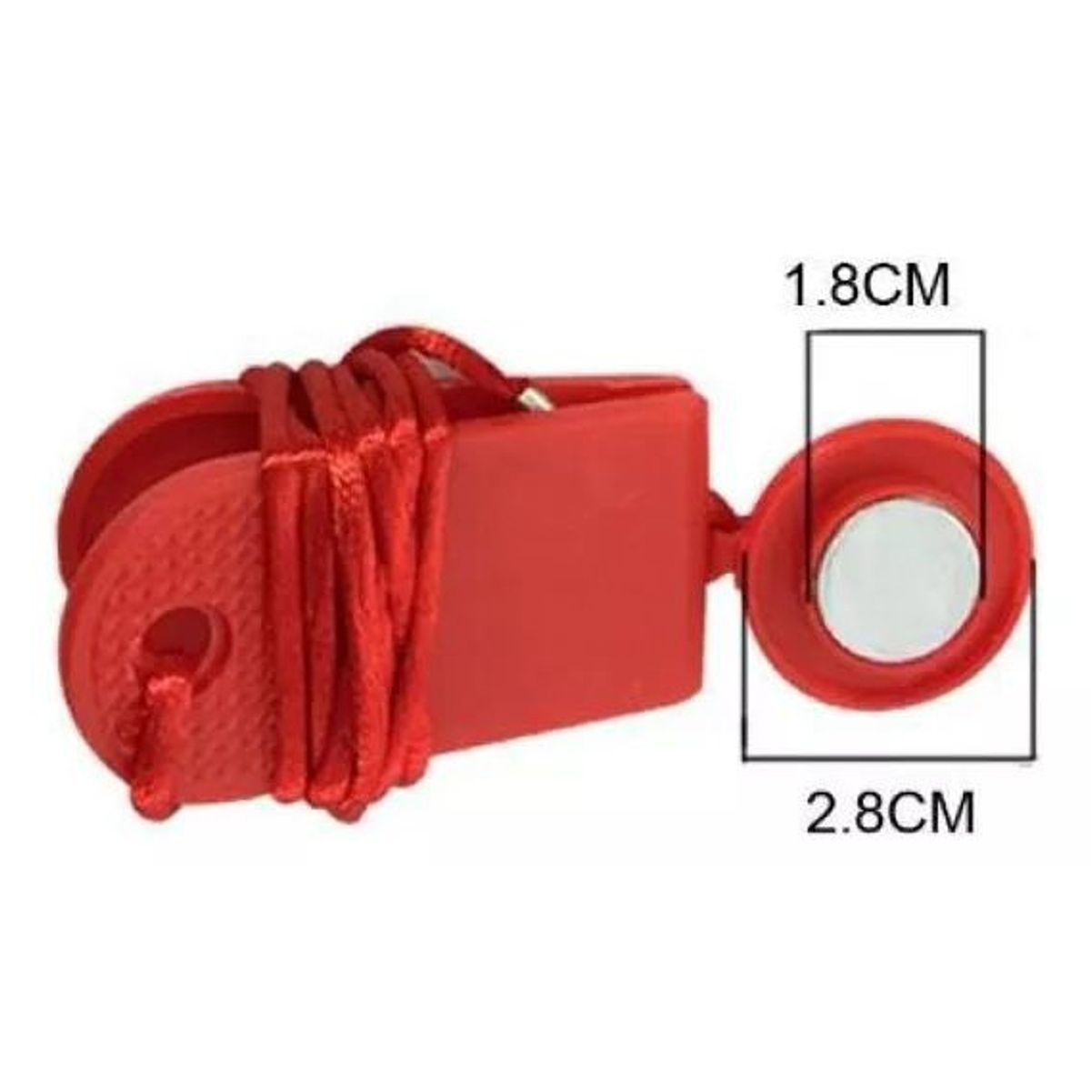 KUANGYE - Pack 2 Llave Seguridad Trotadora Universal Imán Modelo L