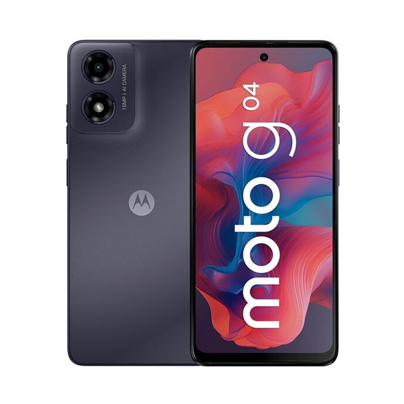 MOTOROLA - Smartphone Moto G04 128GB4GB Negro Liberado