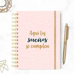 FATI - Planner anual no fechado Aquí los sueños se cumplen