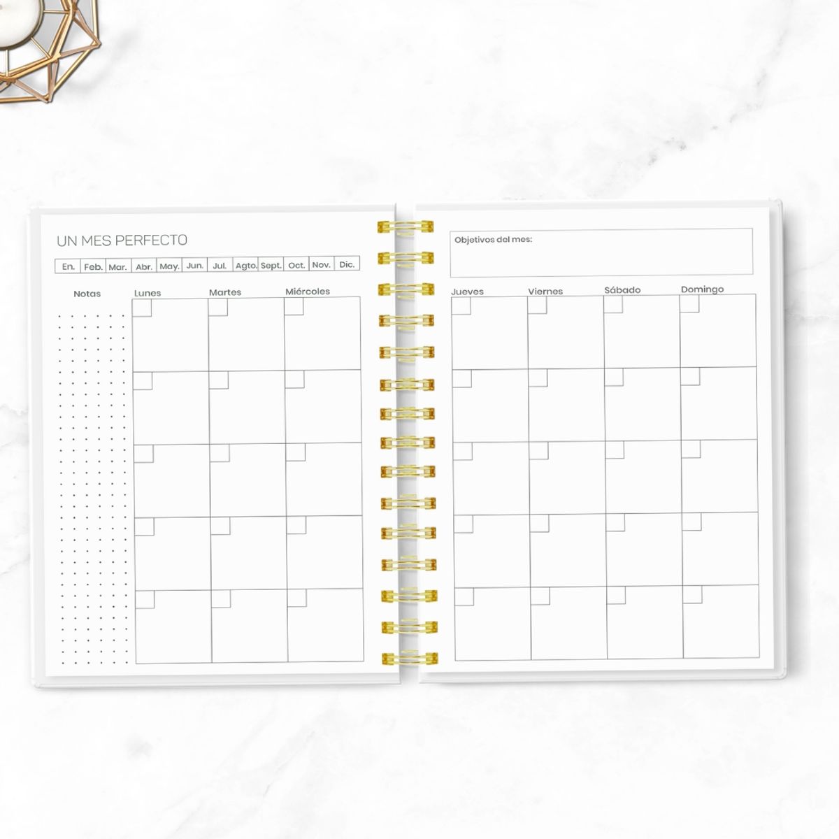 FATI - Planner anual no fechado Aquí los sueños se cumplen