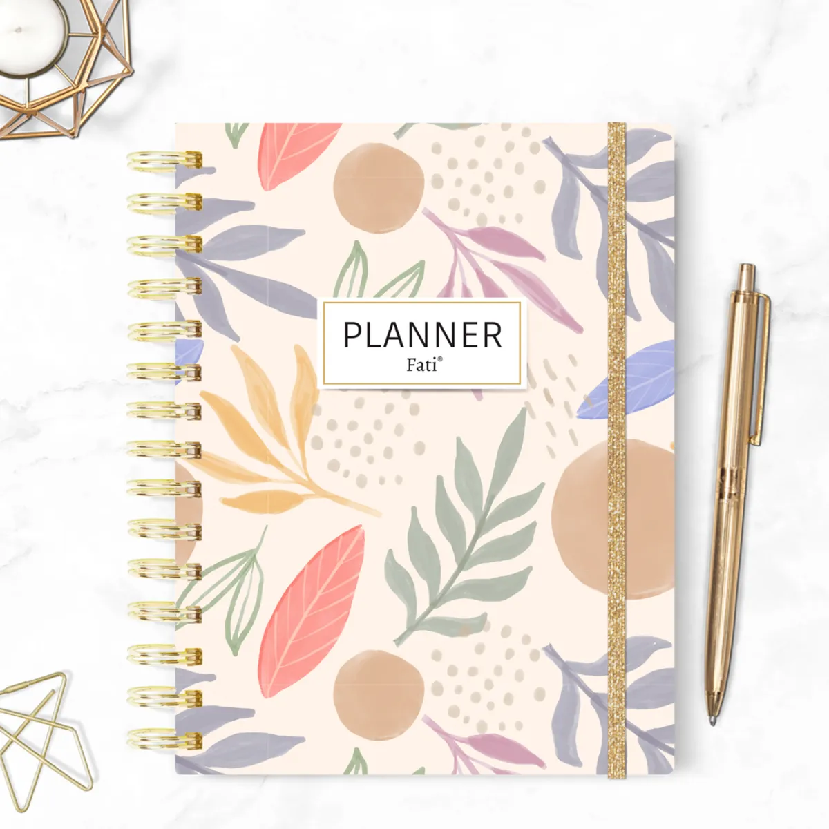 FATI - Planner anual no fechado semana a la vista horizontal