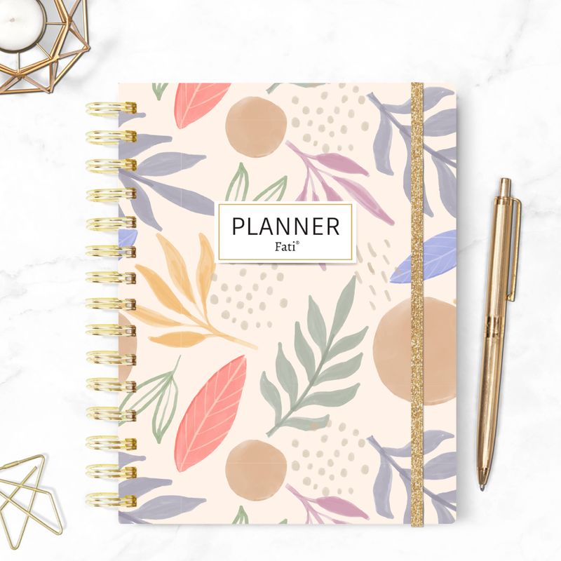 FATI - Planner anual no fechado semana a la vista horizontal