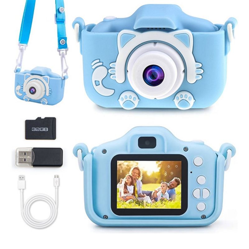 GENERICO - Cámara Digital Hd 1080p Con Tarjeta De 32gb Para Niños