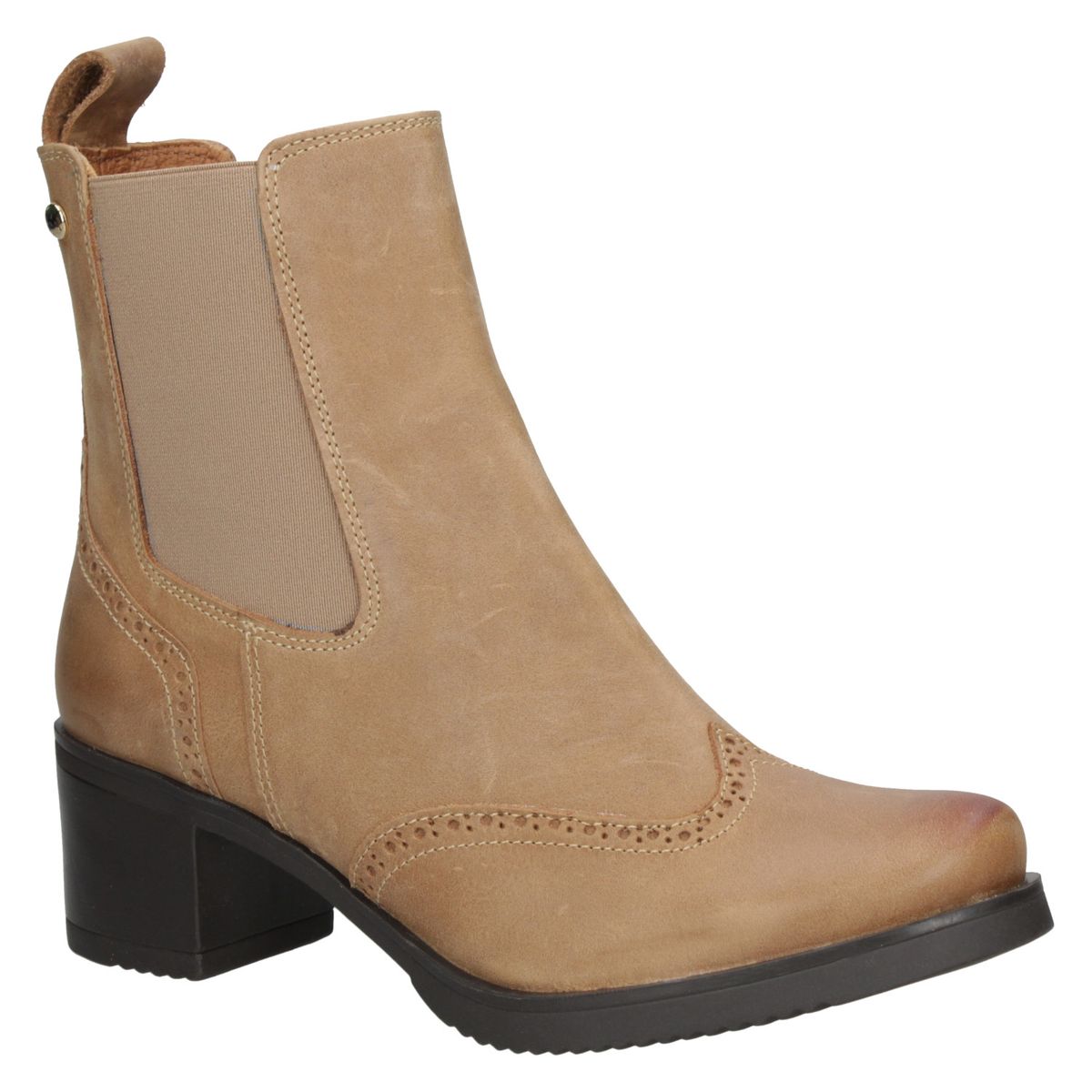 MINGO - Botín Casual Mujer Marrón claro Mingo