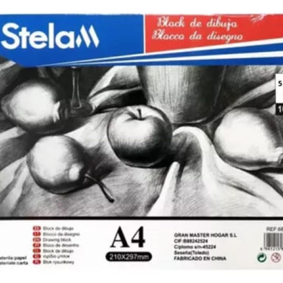 GENERICO - Pack De 5 Hojas De Papel De Dibujo A4+ (21  X  297 cm) 160g