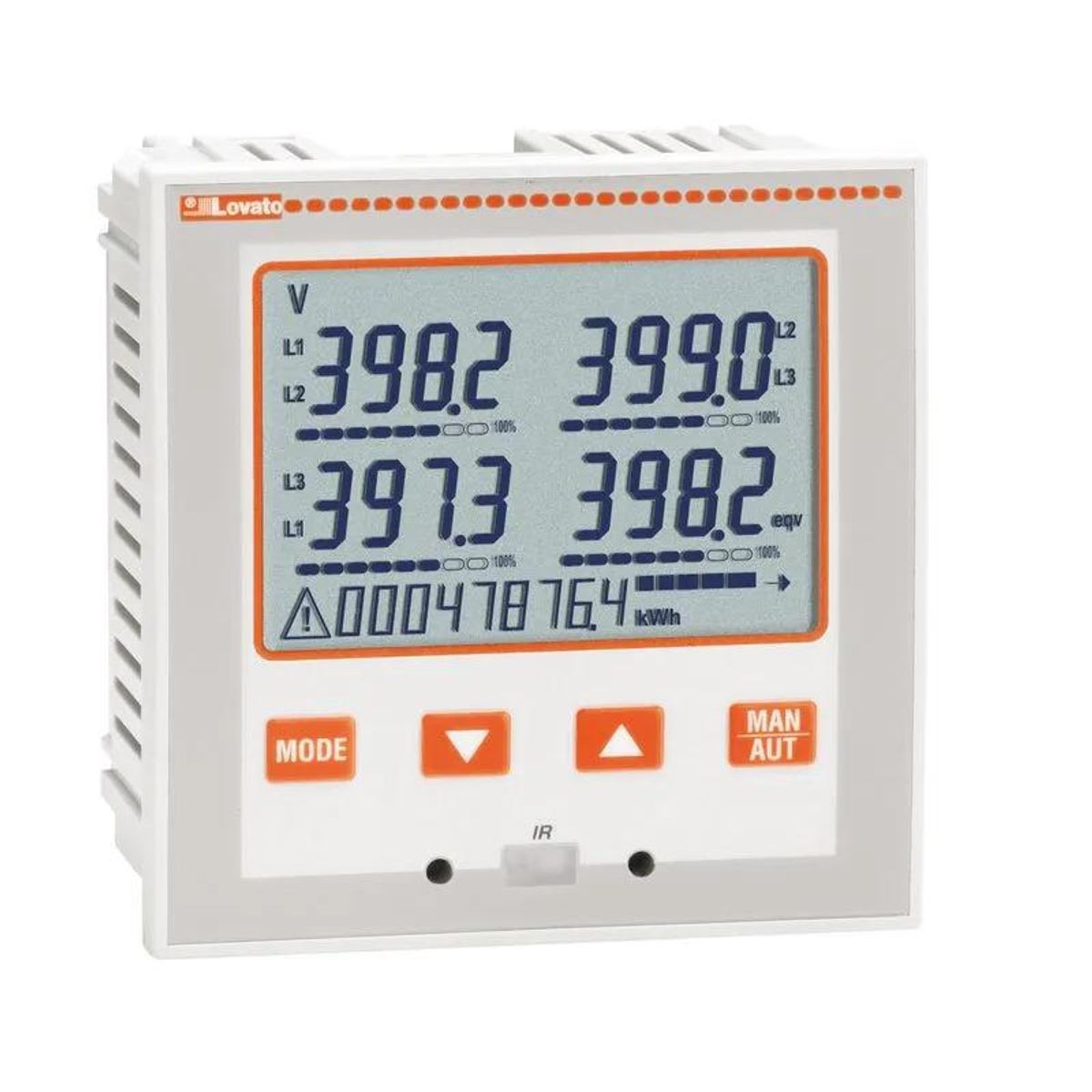 LOVATO - MULTIMETRO DIGITAL PANTALLA LCD USO TTCC PUERTO RS485 LOVATO