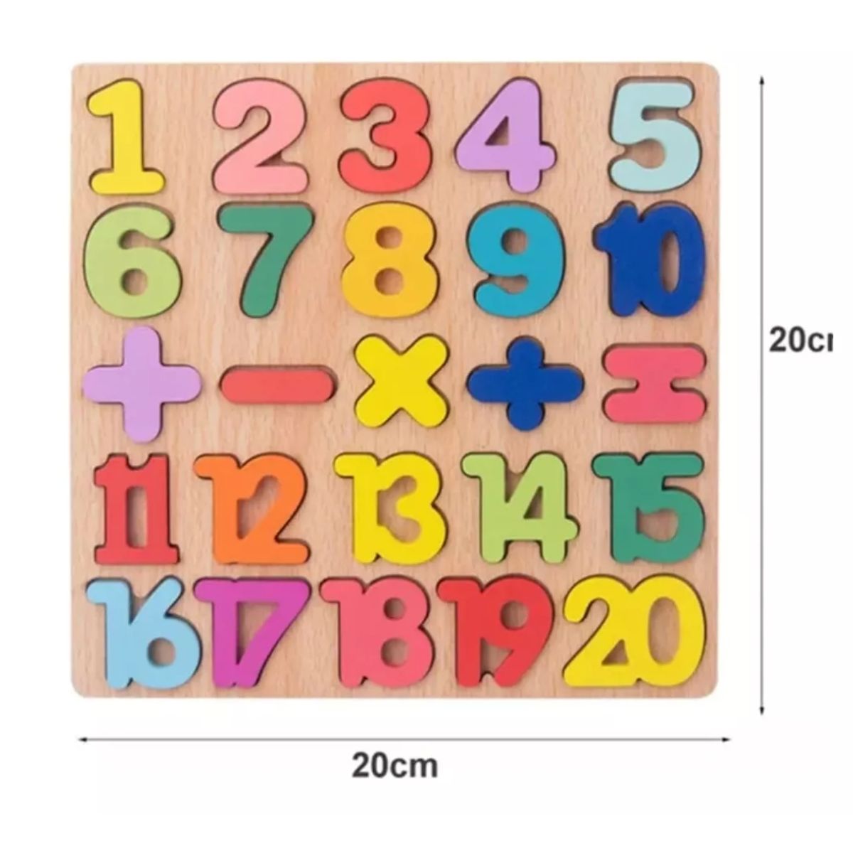 GENERICO - Pack 10 Juguetes Didácticos De Madera Para Niños Montessori