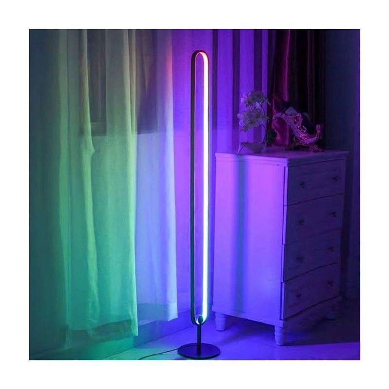 GENERICO - Lampara De Pie Luz Led Moderna Inteligente Rgb Regulable
