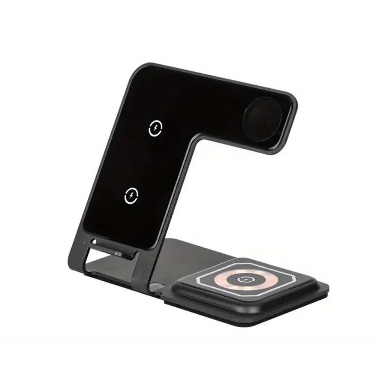 GENERICO - Estación De Carga Rápida 3 En 1 Cargador Inalámbrico 15w