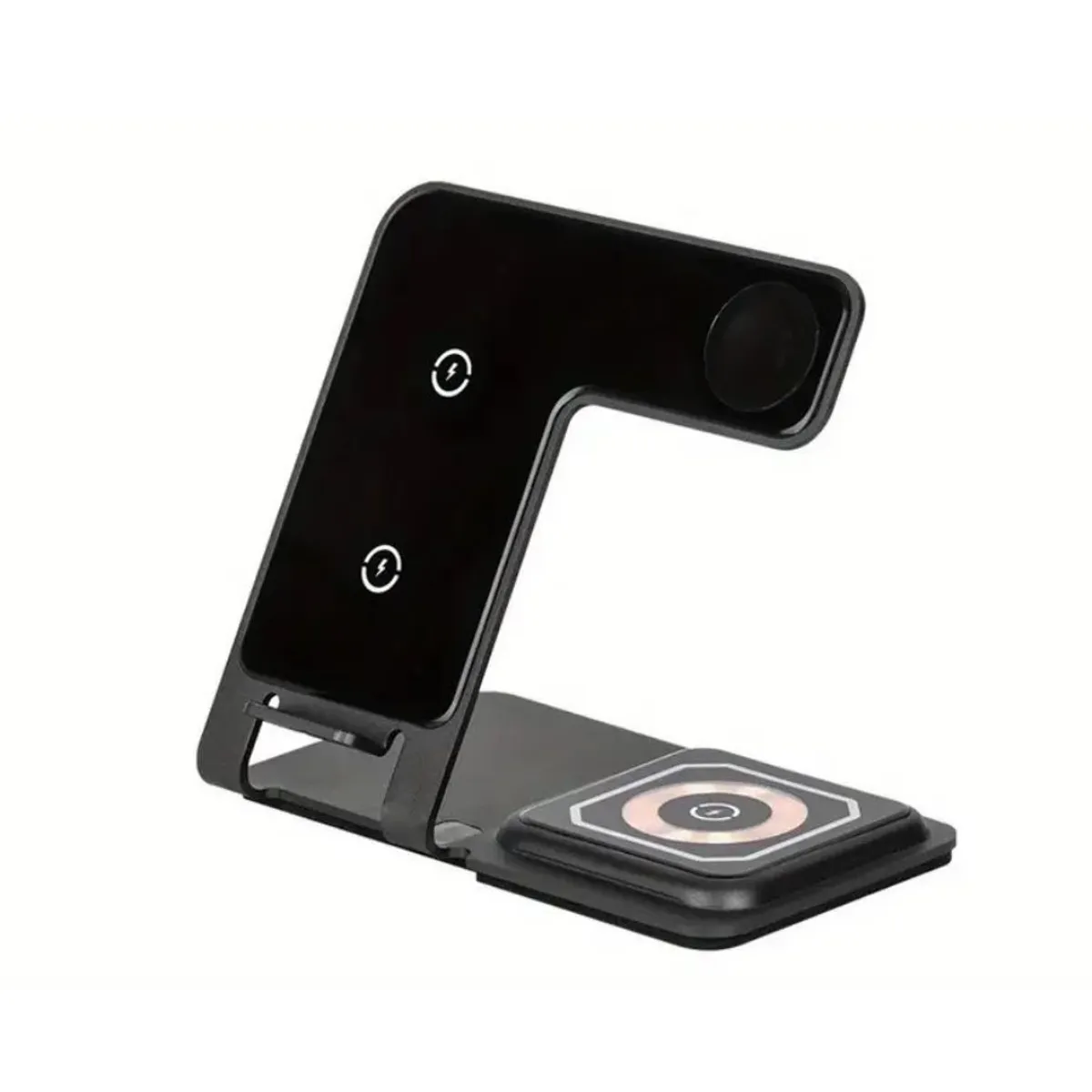 GENERICO - Estación De Carga Rápida 3 En 1 Cargador Inalámbrico 15w