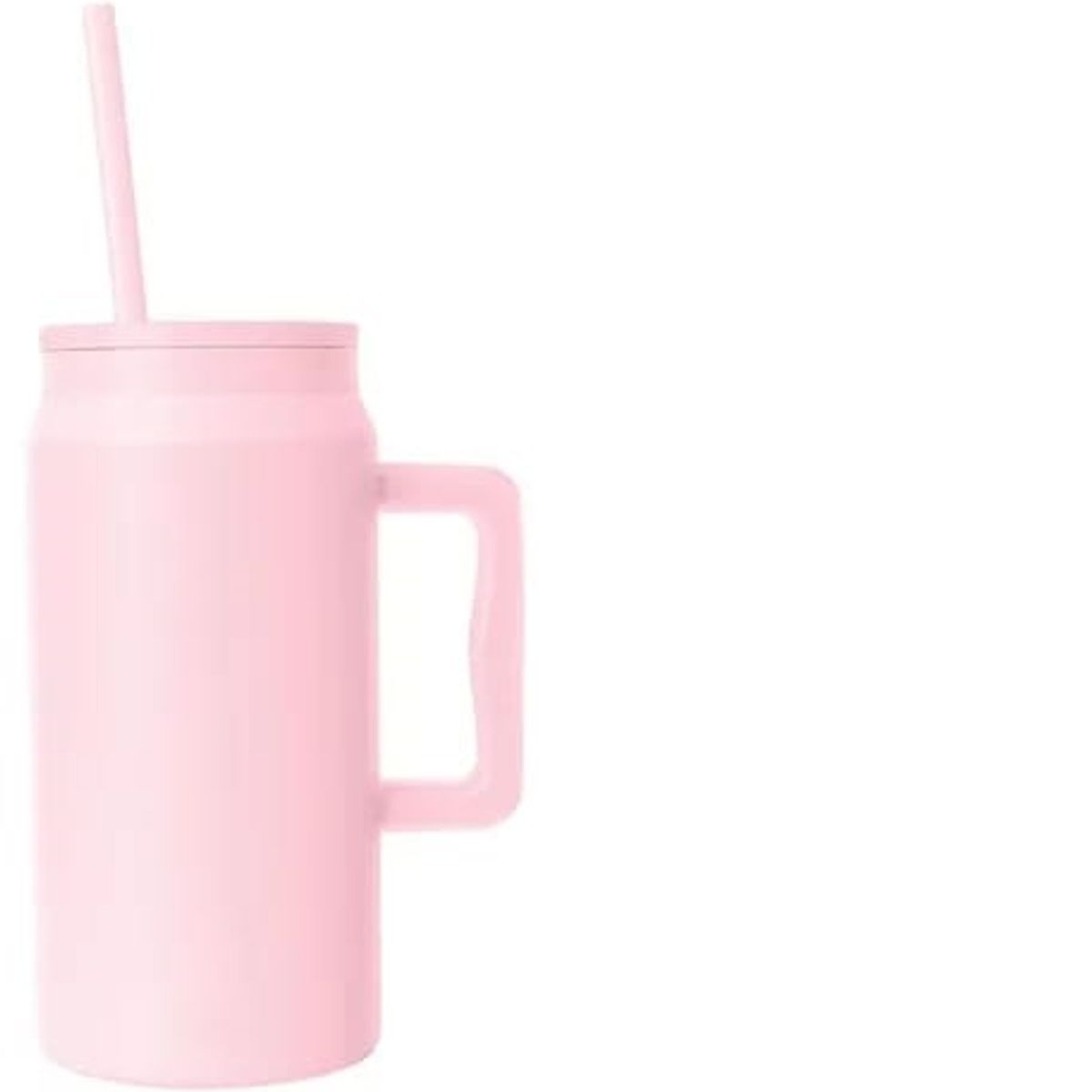 GENERICO - Vaso Termo Para Agua Cafe 1500ml Acero Inox +tapa+bombilla ROSA