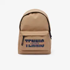 LACOSTE - Mochila Beige Hombre NH4456