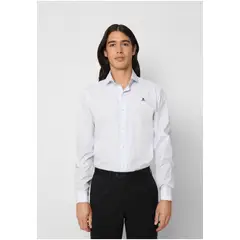 SCALPERS - Camisa Calavera Contraste Skyblue Check