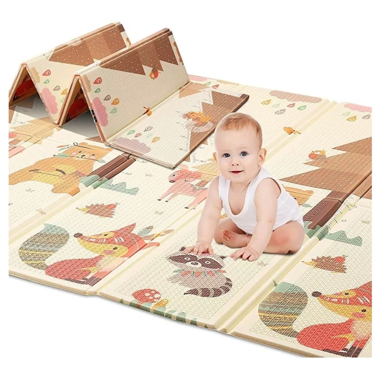 GENERICO - Alfombra Antigolpes Niño Bebe Con Bolso 180x200x1cm Premium