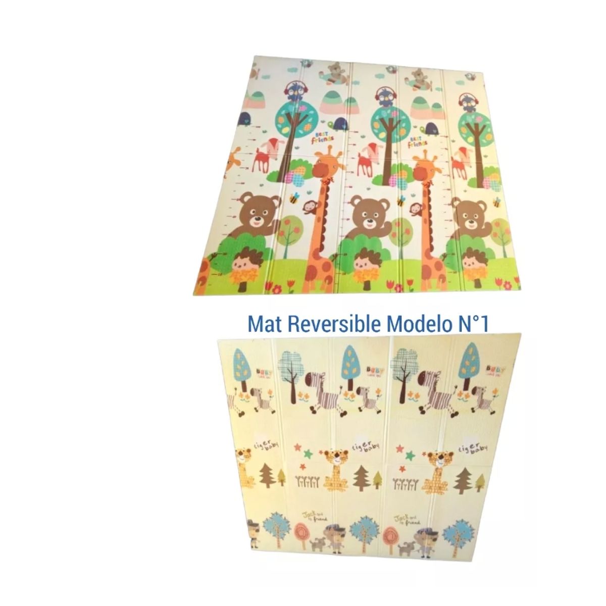 GENERICO - Alfombra Antigolpes Niño Bebe Con Bolso 180x200x1cm Premium