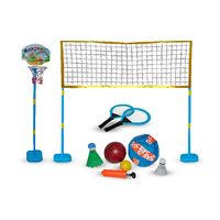 Set de Lanzamiento Basket – Badminton 3 Funciones en 1