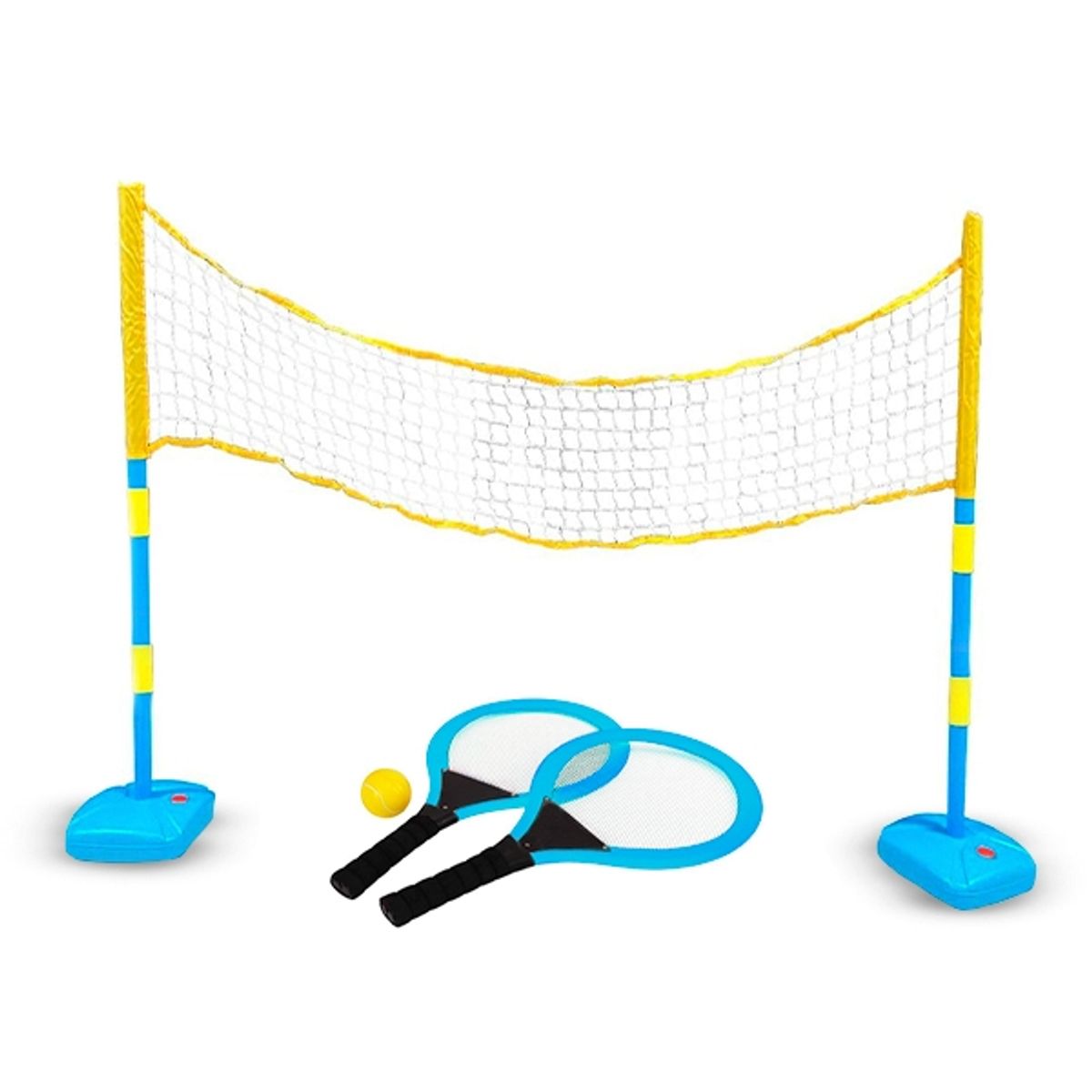 GENERICO - Set de Lanzamiento Basket – Badminton 3 Funciones en 1