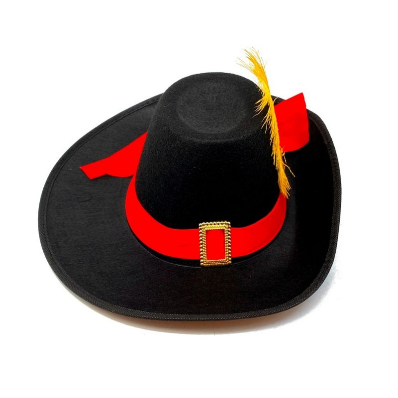 GENERICO - Sombrero Gorro Disfraz Mosquetero Cosplay Gato Con Botas