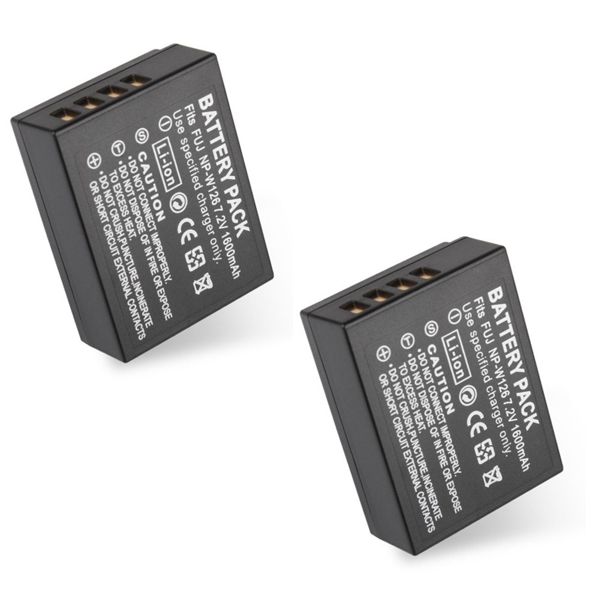 GENERICO - 2 BATERÍAS NP-W126 FUJI ALTERNATIVA