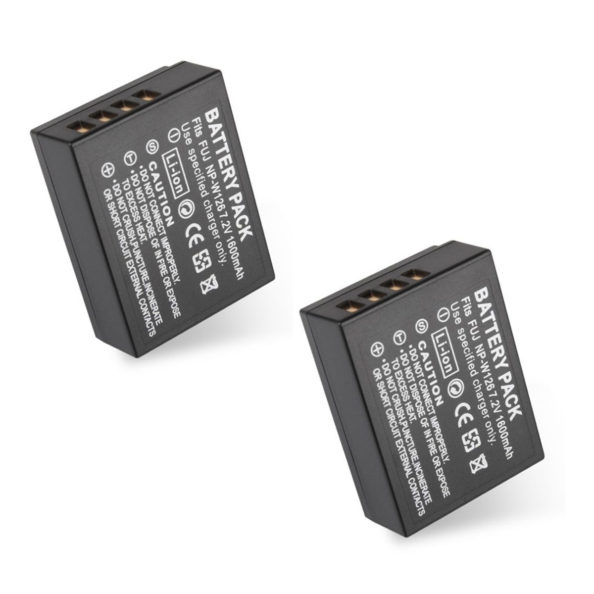 GENERICO - 2 BATERÍAS NP-W126 FUJI ALTERNATIVA