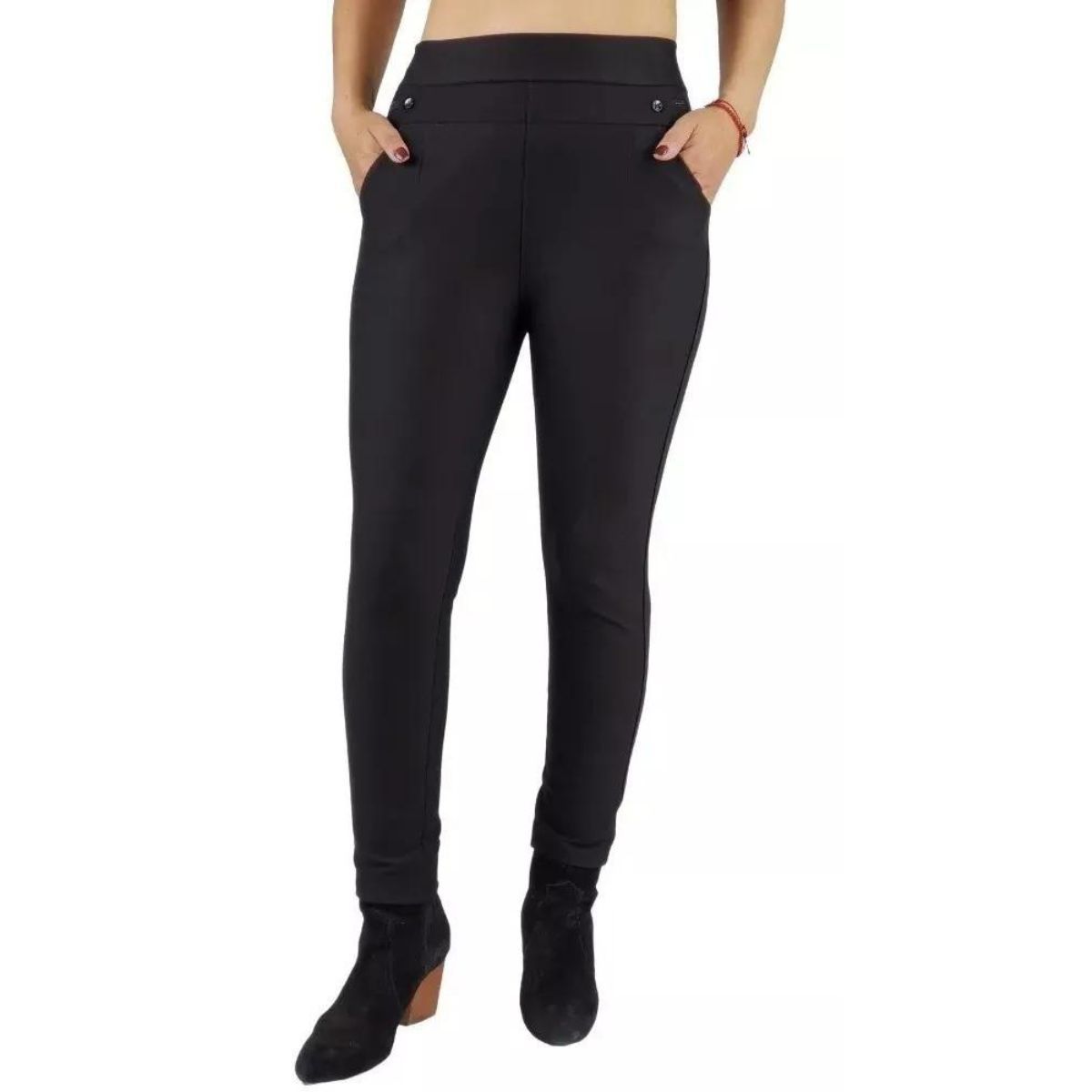 LOOK SHOP - Pantalón Calza Vestir Mujer Semi Formal Pitillo 343-1