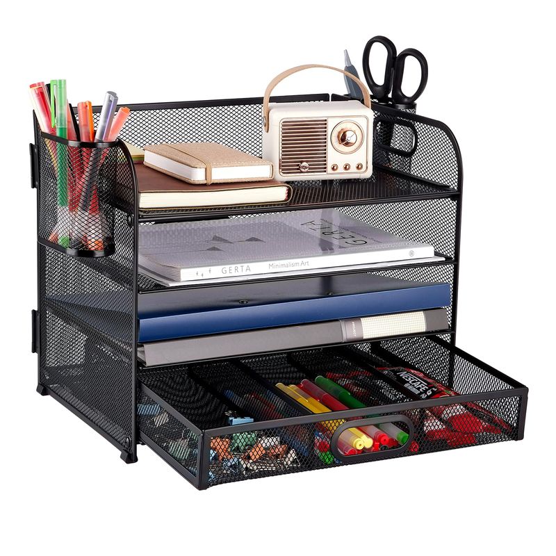 ARTDIY - Caja Almacenamiento Cajón Escritorio Multifuncional 4 Capas