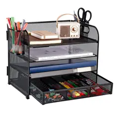 ARTDIY - Caja Almacenamiento Cajón Escritorio Multifuncional 4 Capas