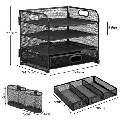 Imagen 2 del producto Caja Almacenamiento Cajón Escritorio Multifuncional 4 Capas