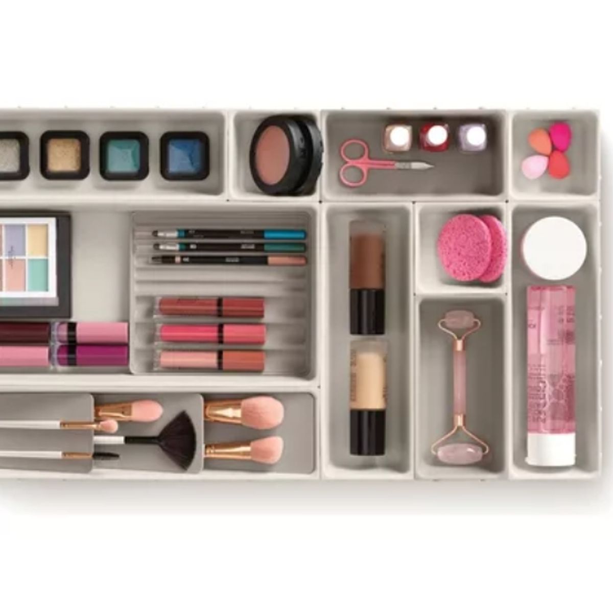 ESHOPANGIE - Organizador De Maquillaje Para Cajon 12 Piezas Desmontables