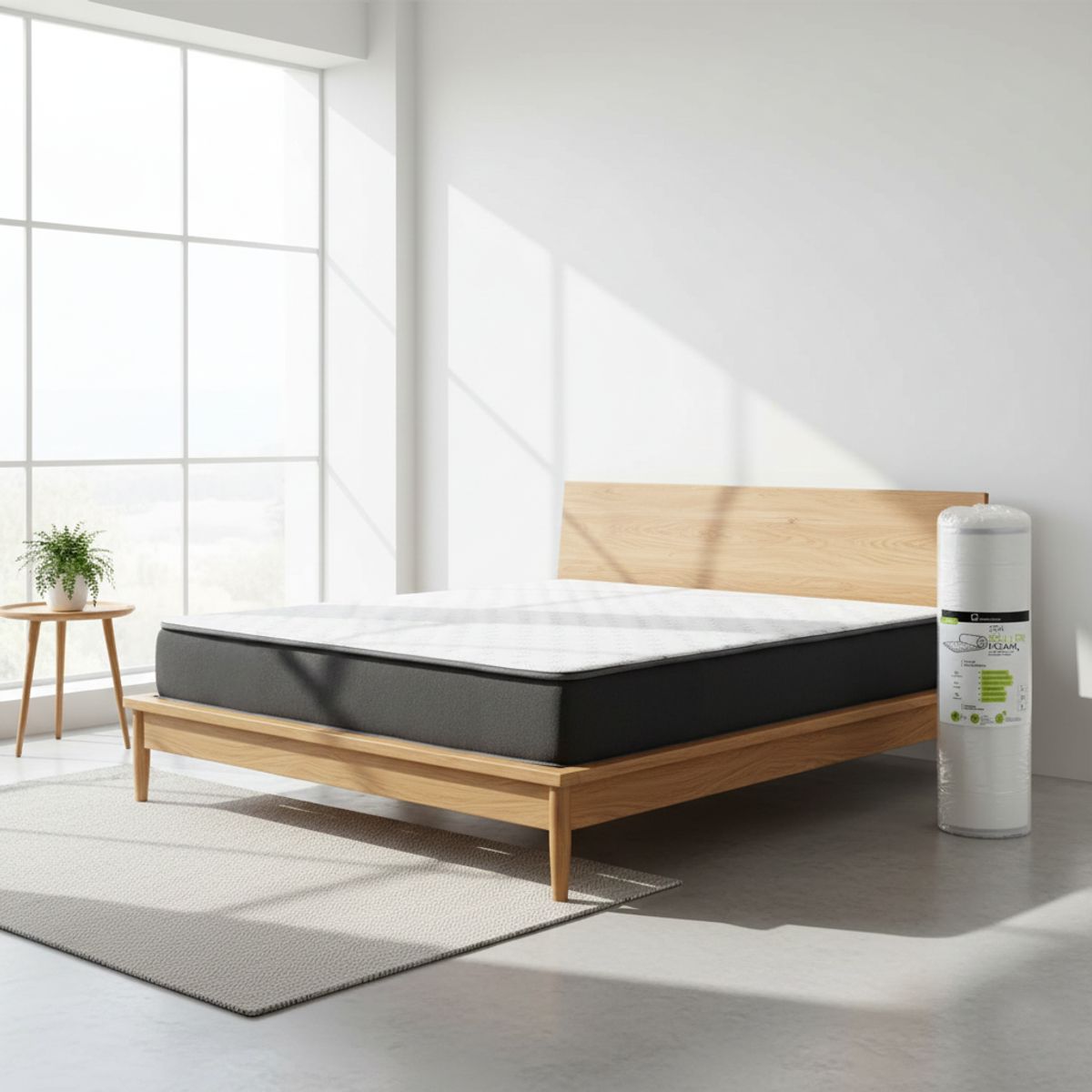 LATAM HOME - Colchon Zen Roller 2 Plazas Colchon Comprimido Espuma