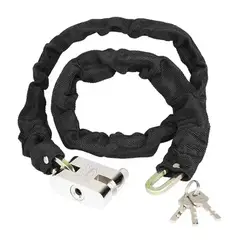 GENERICO - Cadena Seguridad - Candado Cadena Para Motos Bicicleta 80cm