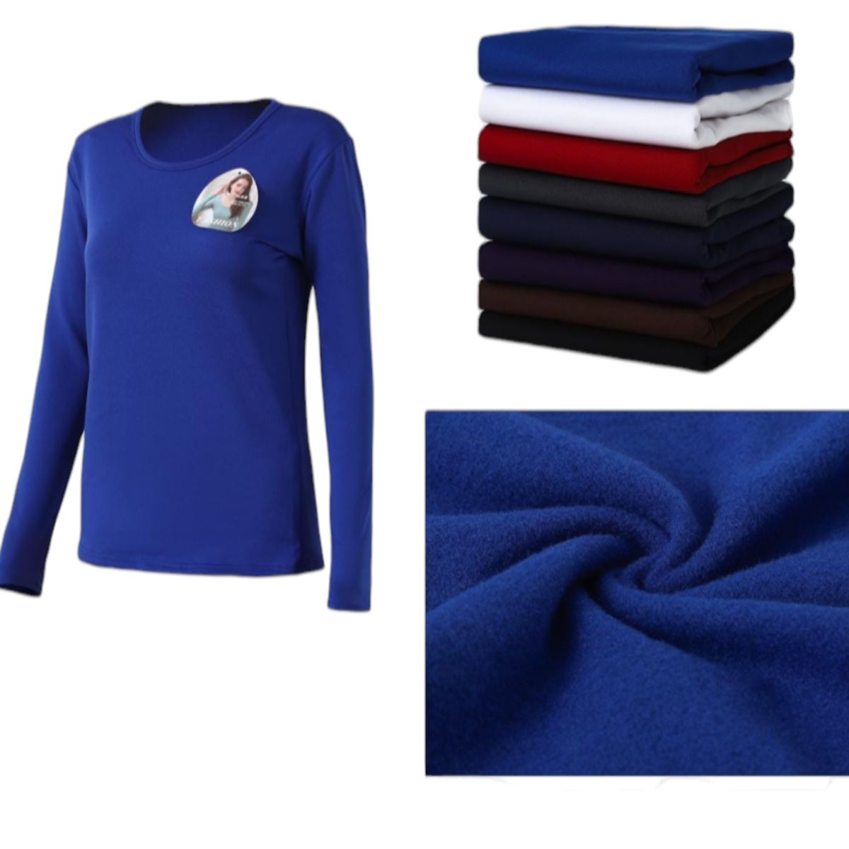 AGW - Pack 3 Camisetas Polar Mujer Excelente Calidad