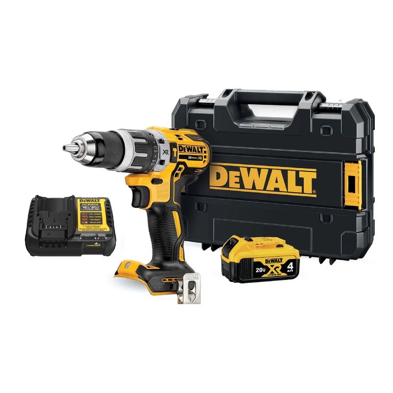 DEWALT - Taladro Percutor 20v S/carbones + 1 Bat 4ah Dewalt Dcd796M1