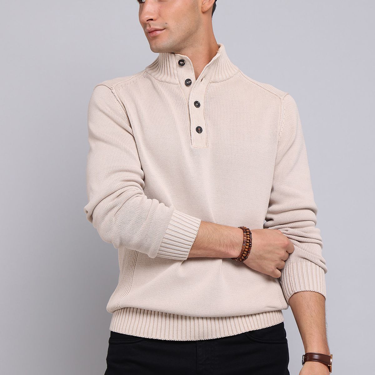 ARROW - Sweater Half Button Arrow ARROW