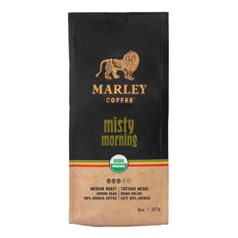 MARLEY COFFEE - Café Grano Molido Orgánico Misty Morning Marley Coffee 227g