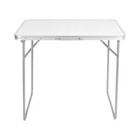 Mesa Con Patas Plegables 80x60x70cm Blanca