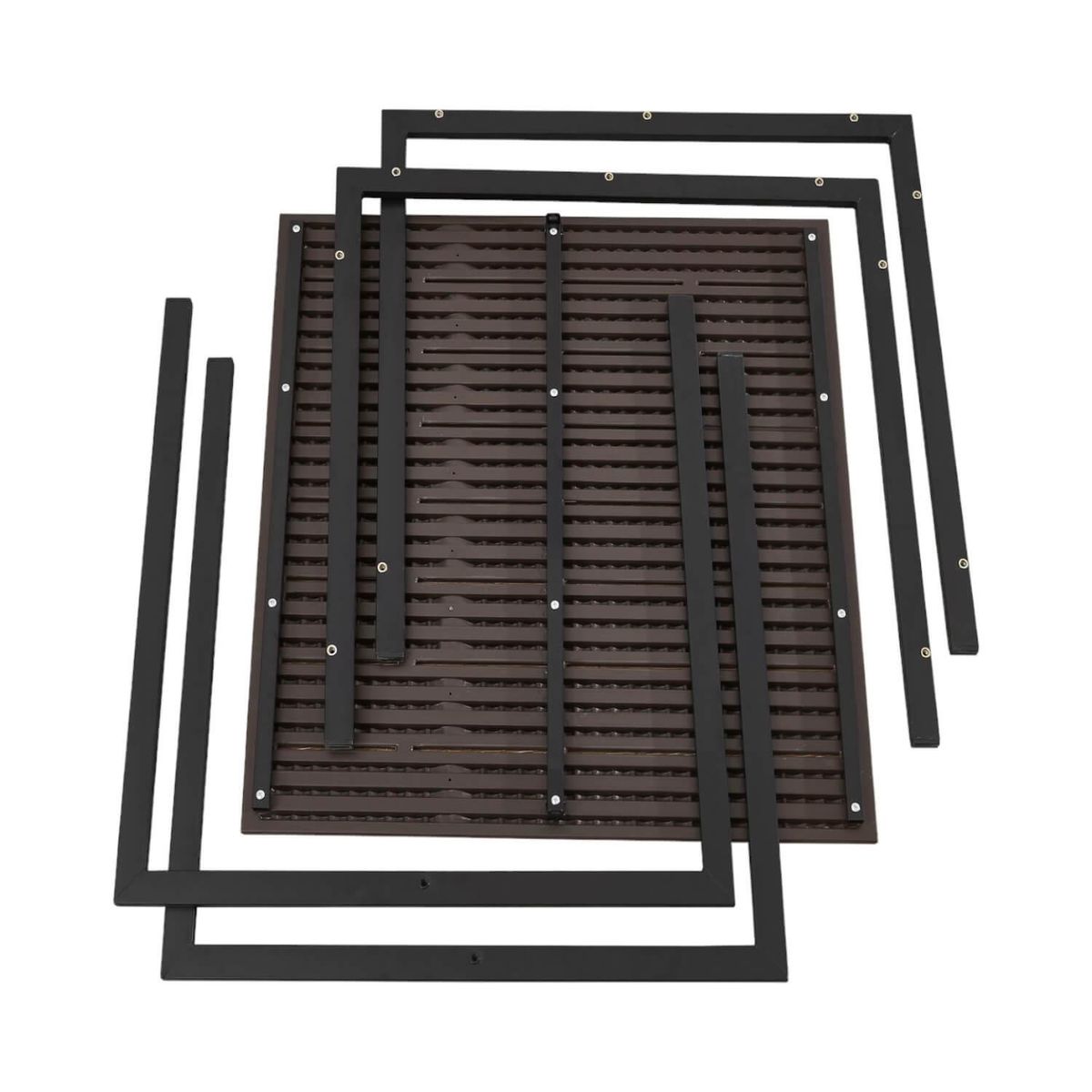 NORTHWEST - Mesa Terraza Polywood Impermeable 78X78cm Gris Northwest