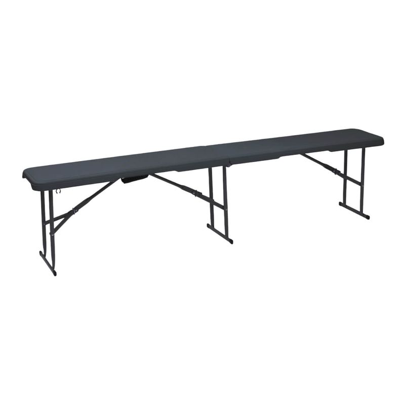 NORTHWEST - Banca Plegable 43X28X182cm Negra Northwest NORTHWEST