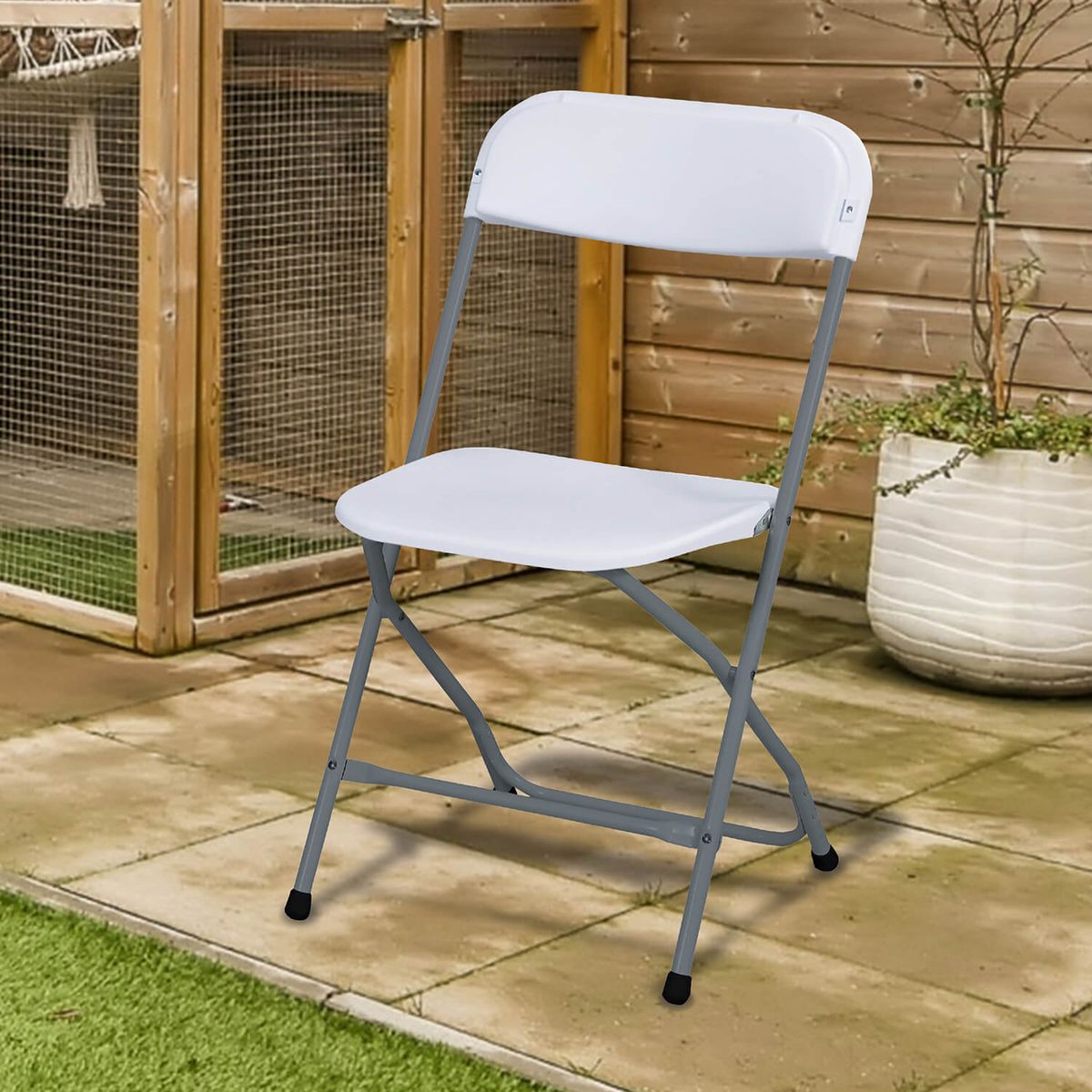 NORTHWEST - Silla Plegable 44X44X79 Blanca Northwest NORTHWEST