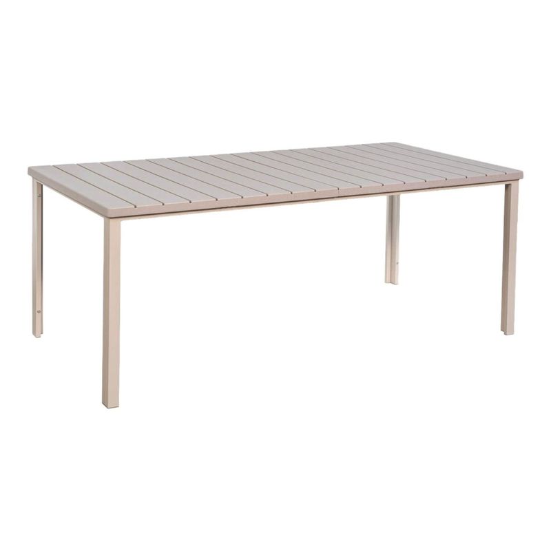 NORTHWEST - Mesa Terraza Polywood Impermeable 180x90cm Blanca Northwest