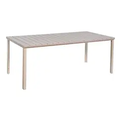 NORTHWEST - Mesa Terraza Polywood Impermeable 180x90cm Blanca