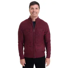 KOTTING - Sweater Full Cierre Rojo KOTTING.