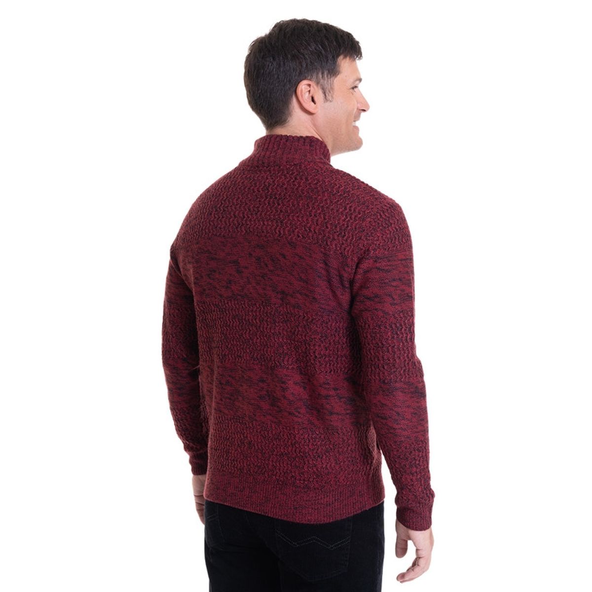 KOTTING - Sweater Full Cierre Rojo KOTTING