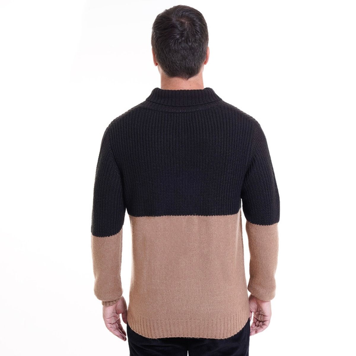 KOTTING - Sweater Cuello Cruzado Beige KOTTING.