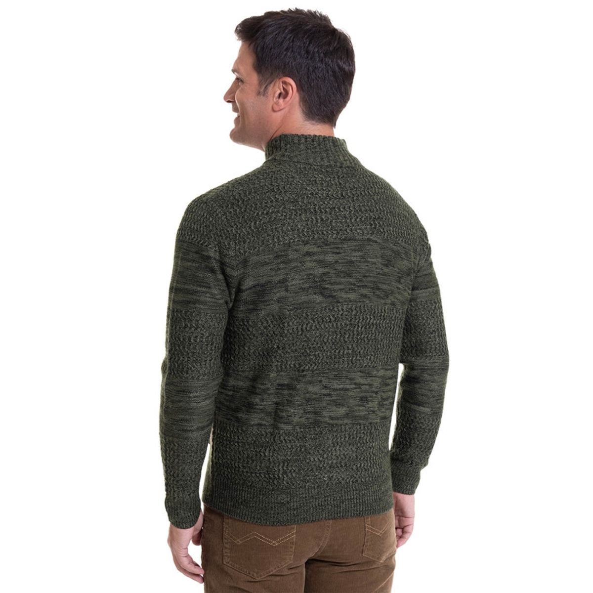 KOTTING - Sweater Full Cierre Verde musgo KOTTING