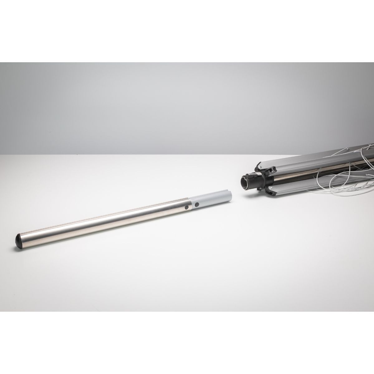 BRABANTIA - Tendedero paraguas rotatorio Lift-O-Matic 40 Mt + soporte jardín Gris BRABANTIA