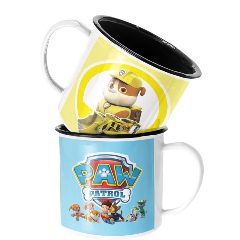 SM - Taza Enlozada Lechera Rubble Grua Paw Patrol SM